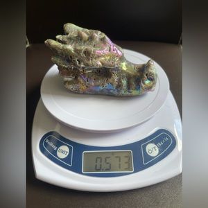 Rainbow Sphalerite Dragon Head. 0.573 lb, 260 gr, 1.108 oz